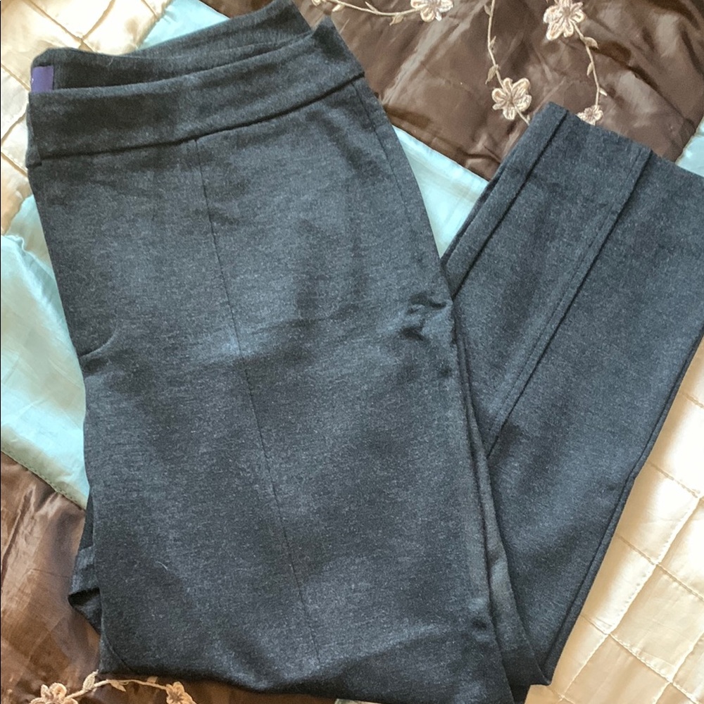 NYDJ Gray Straight Leg Pants